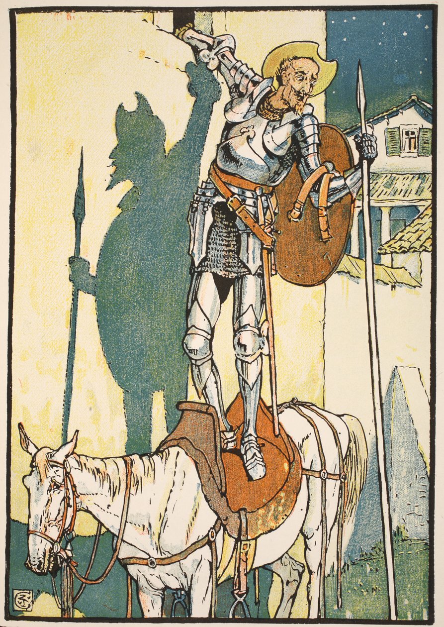 The Enchantment of Don Quijote, ilustrace z 