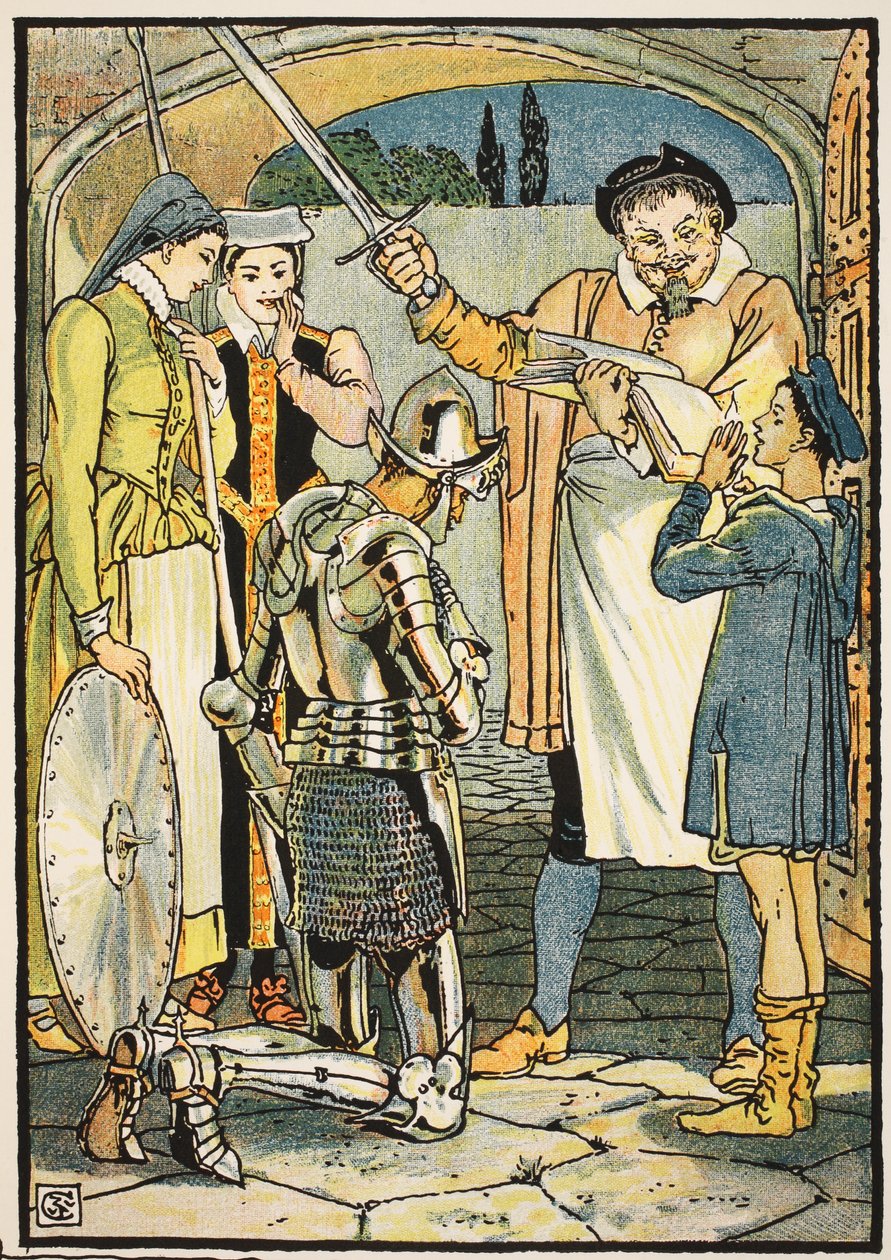 Rytíř Dona Quijota, ilustrace z 