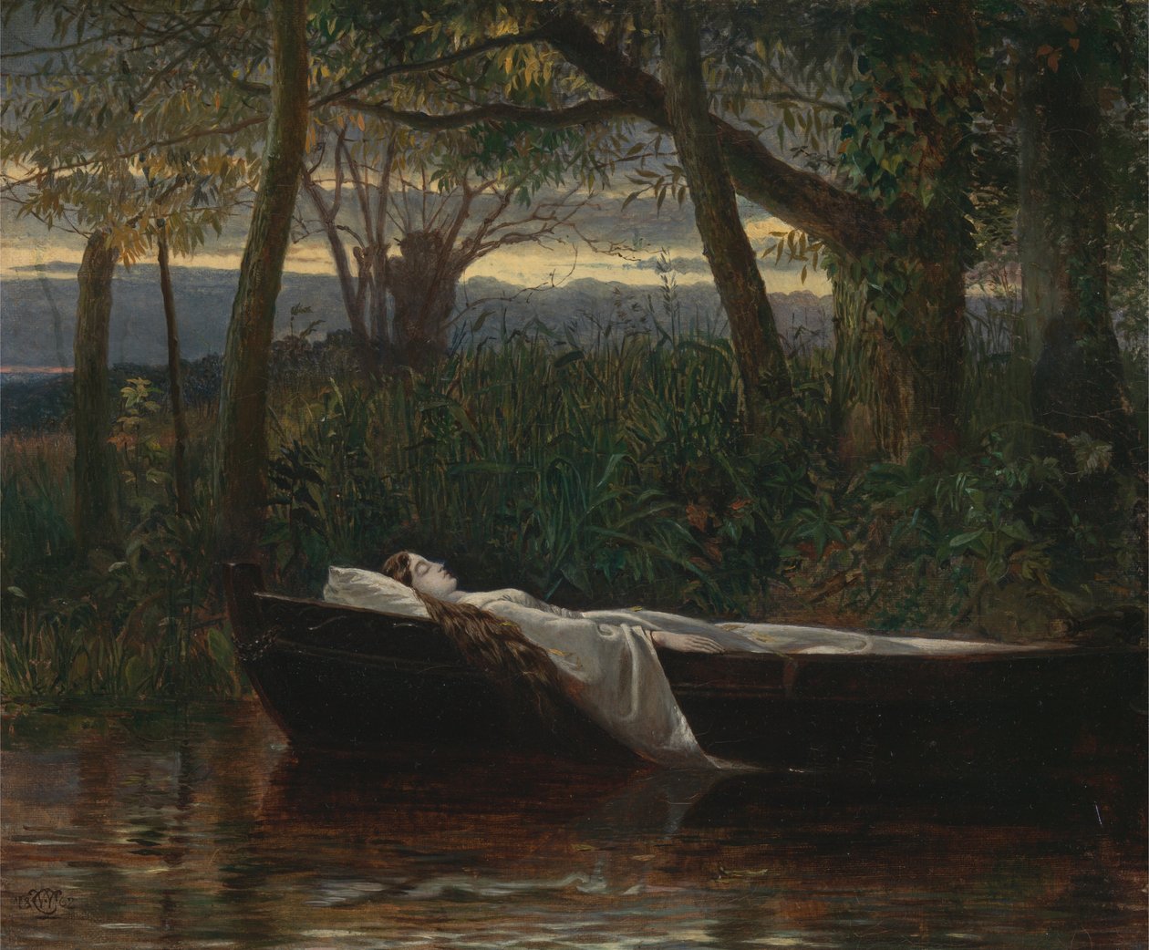 Paní ze Shalott od Walter Crane