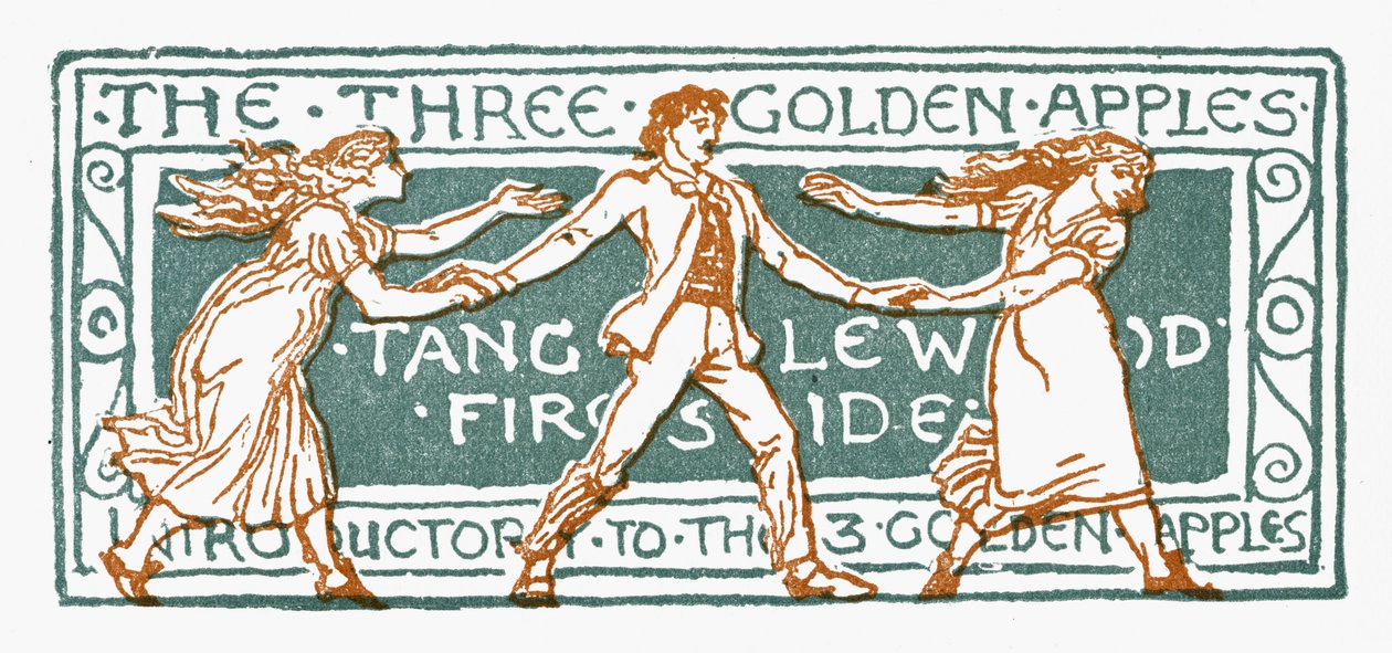 Tři zlatá jablka od Walter Crane