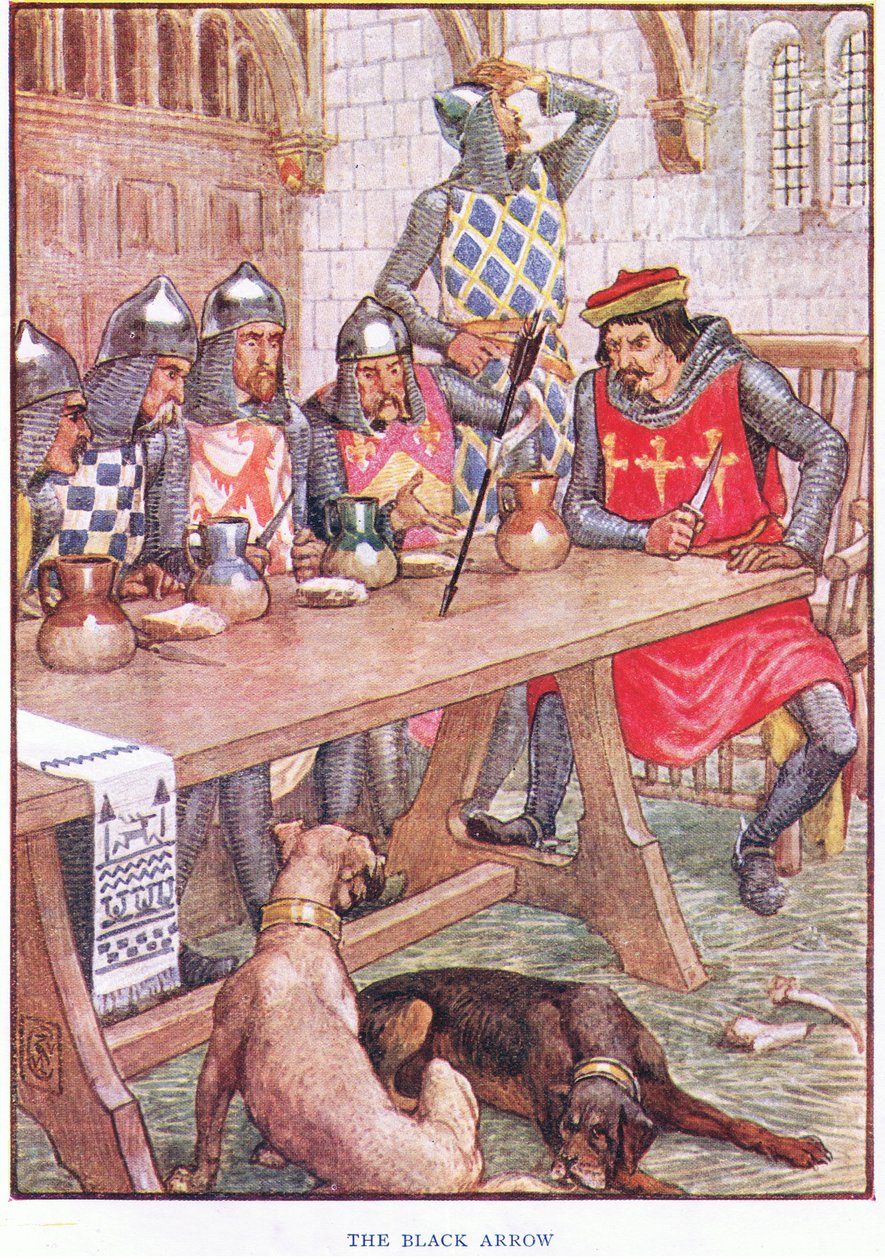 Černá šipka, cca 1920 od Walter Crane