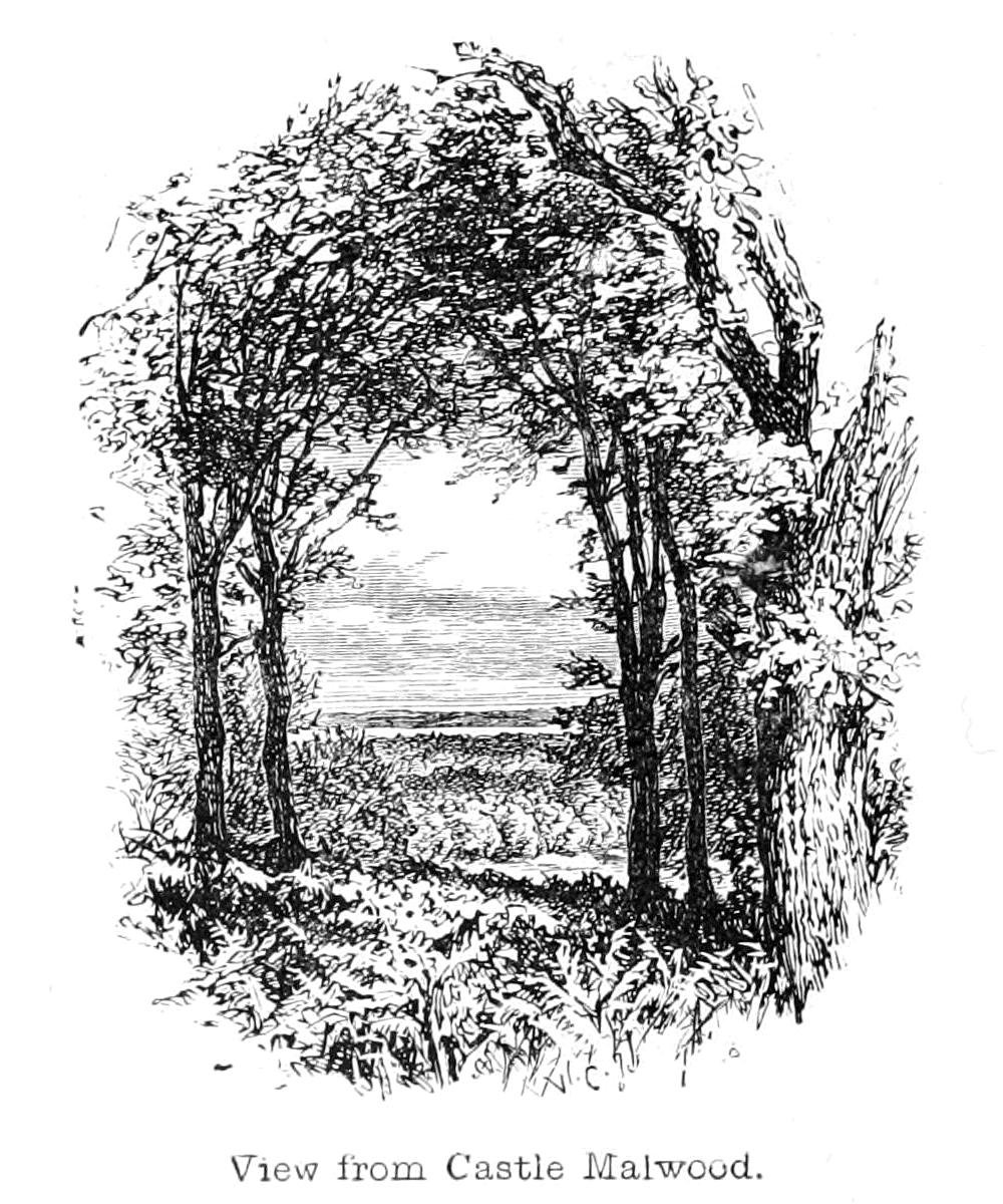Pohled z hradu Malwood od Walter Crane