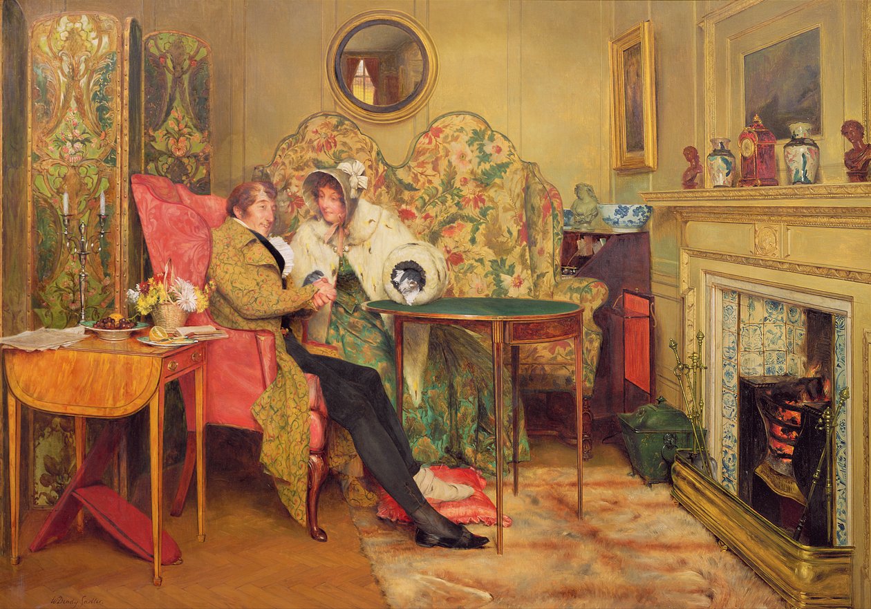 Pozorný návštěvník od Walter Dendy Sadler