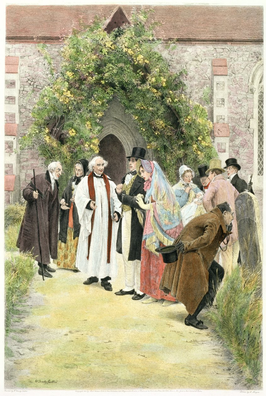 Křest, publikoval 1933 (akvatinta) od Walter Dendy Sadler