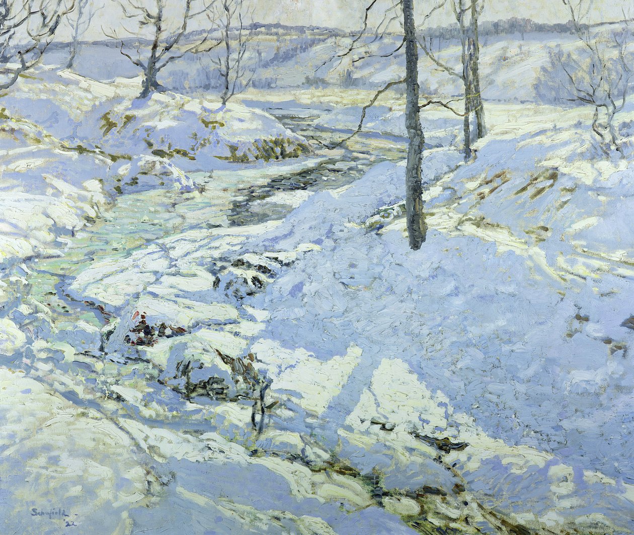 Ranní světlo, 1922 od Walter Elmer Schofield
