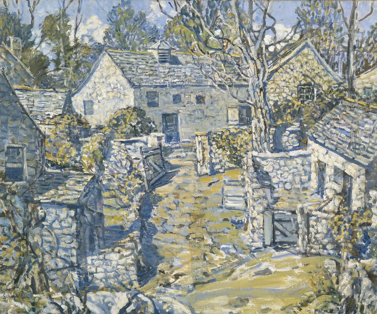 Kamenná vesnice od Walter Elmer Schofield