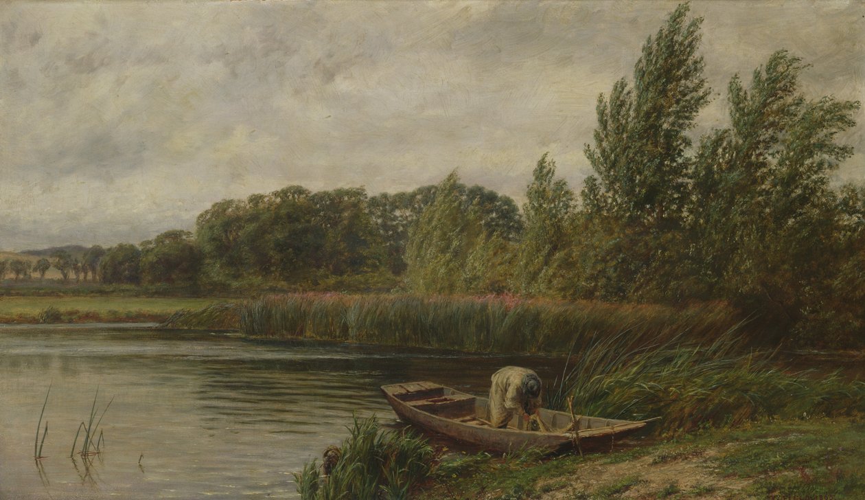 Větrný den na Temži, 1865 od Walter Field