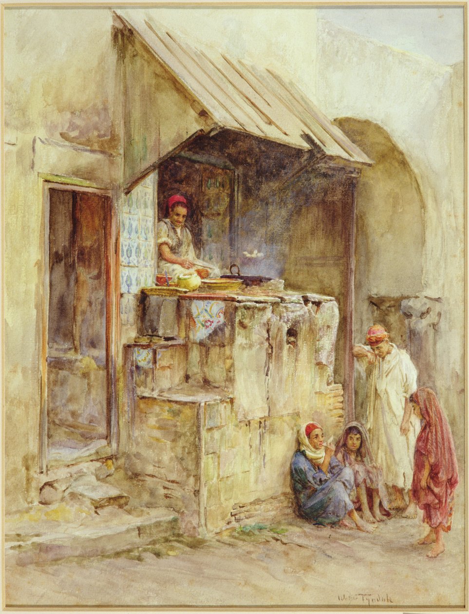 Kuchařská dílna v Kairouanu, Tunis, 1881 od Walter Frederick Roofe Tyndale