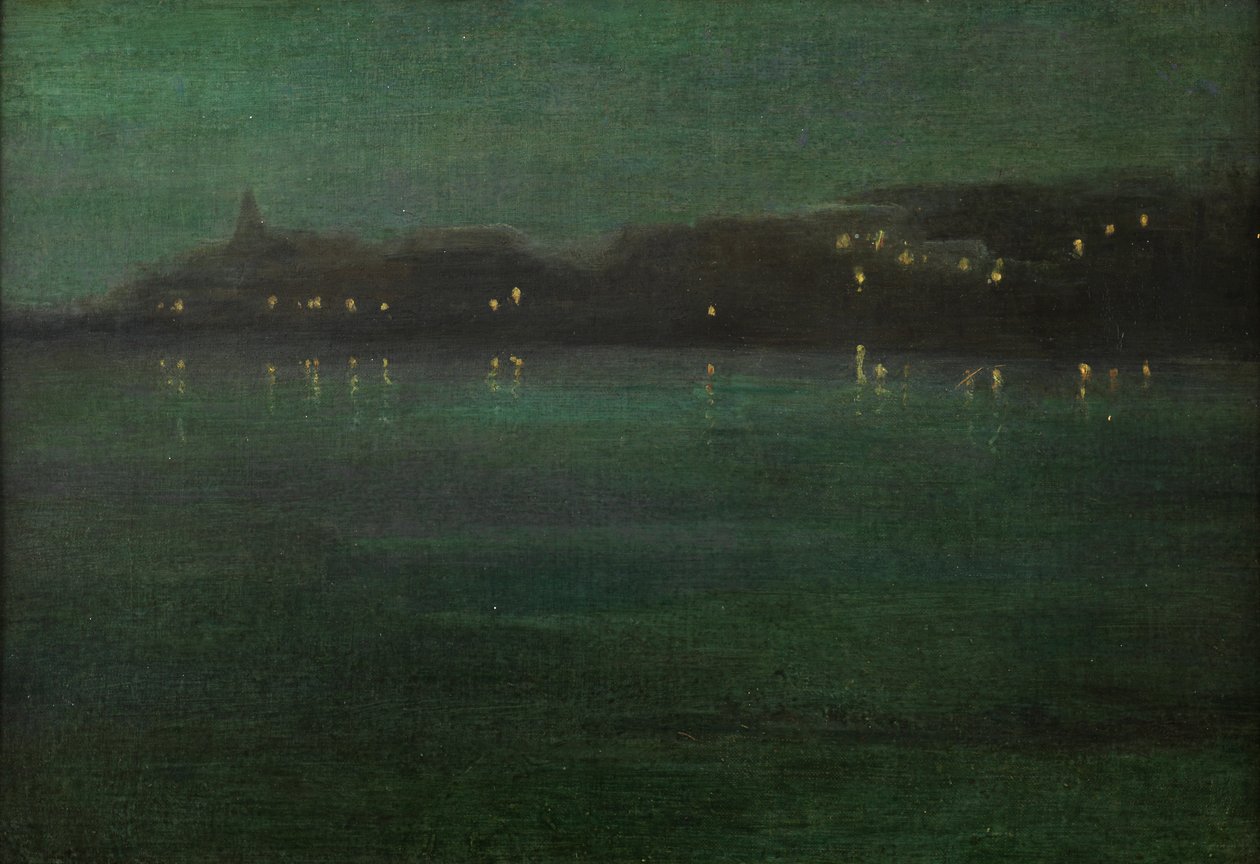 Nokturno: Battersea Reach od Walter Greaves