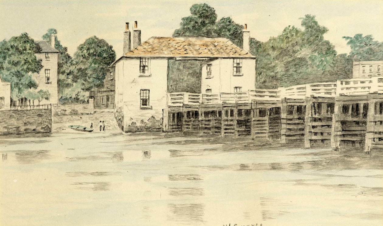 Putney Bridge, kolem roku 1890 od Walter Greaves