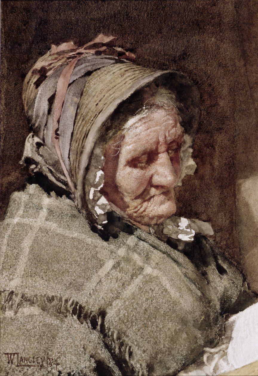 A Newlyn Fish Wife, 1894 od Walter Langley