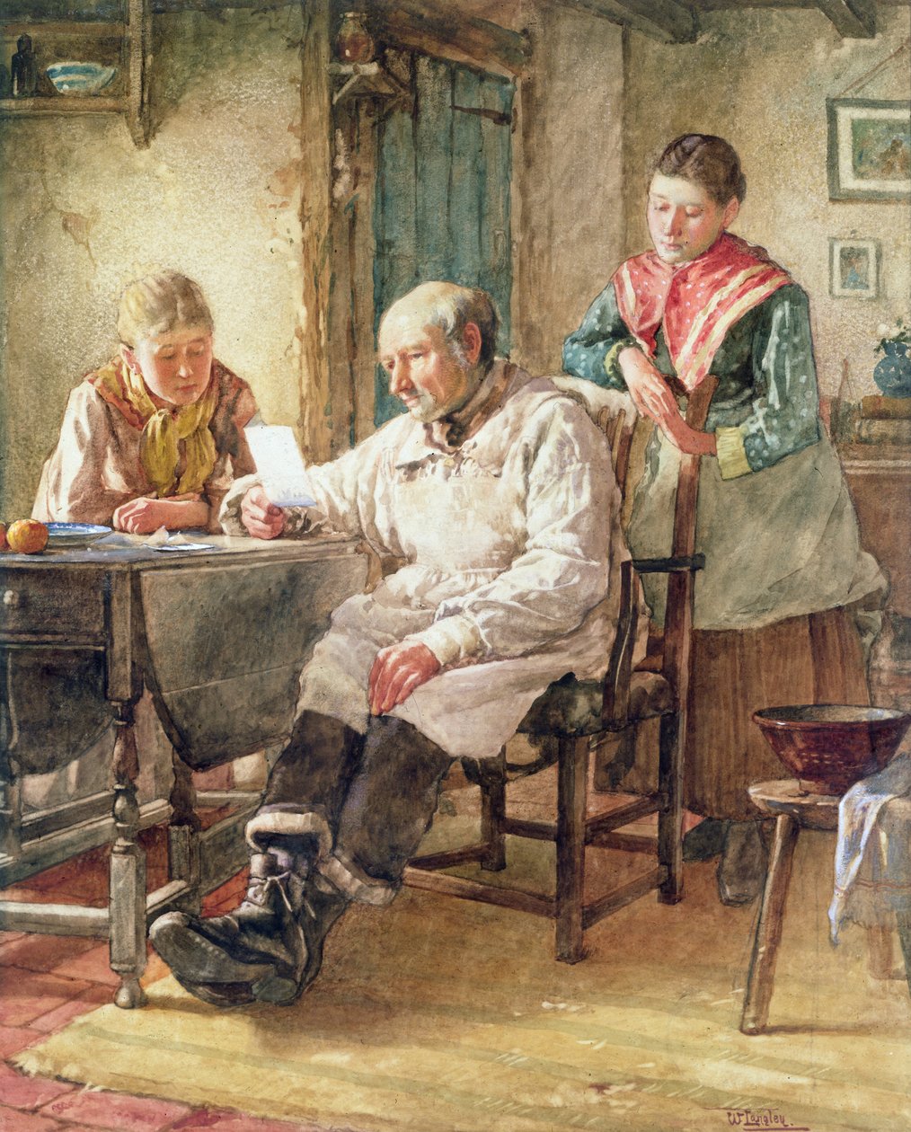 The Morning Post od Walter Langley