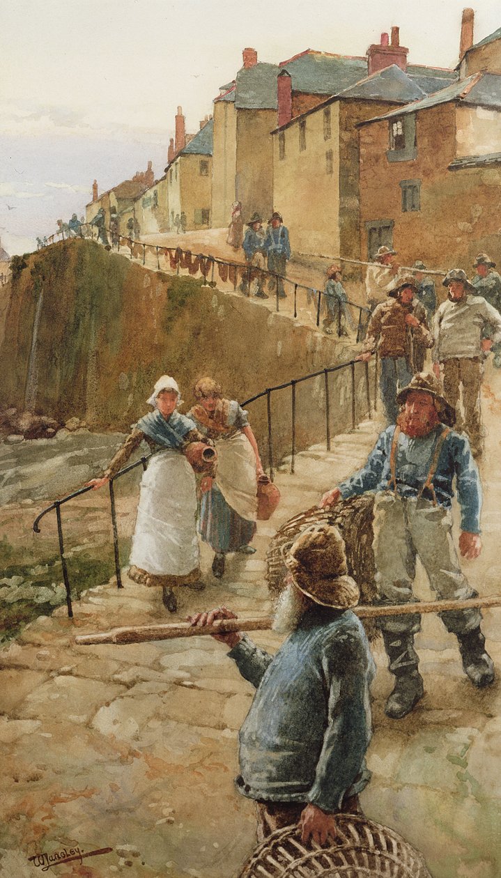 The Quayside, Newlyn od Walter Langley