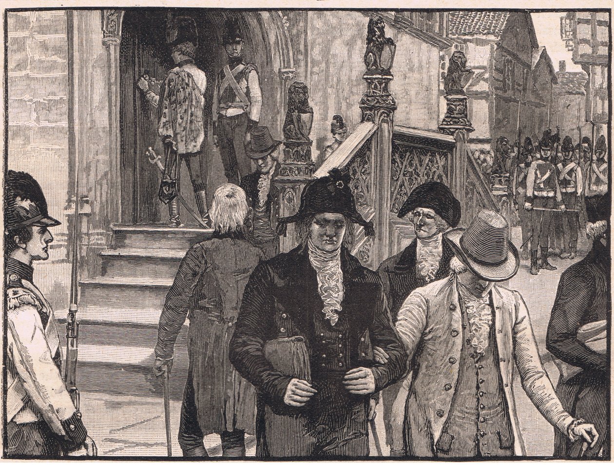 Vyloučení profesorů z univerzity v Antverpách AD 1789 od Walter Paget