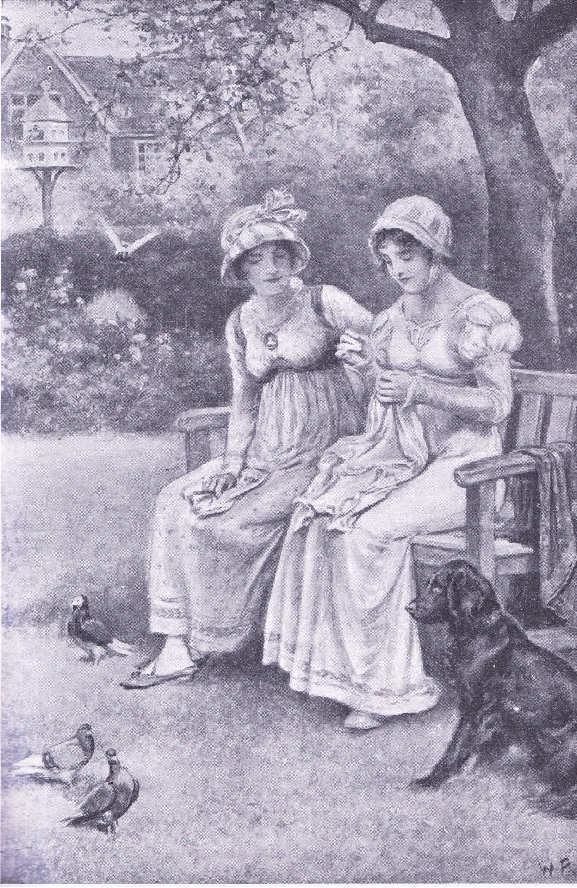 Jane Austenová a sestra, kterou milovala od Walter Paget