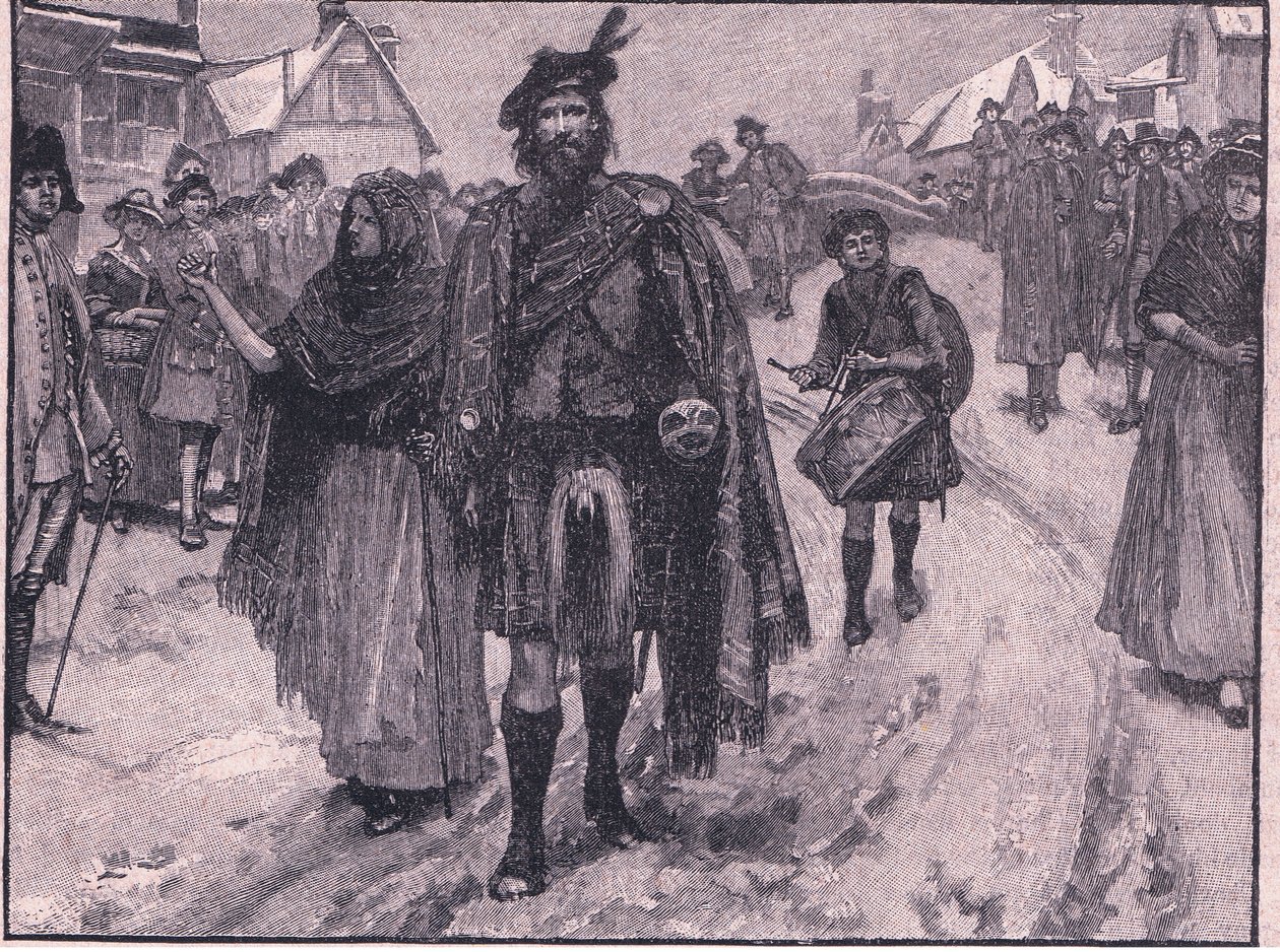 Předvoj prince Charlieho u Manchesteru AD 1745 od Walter Paget