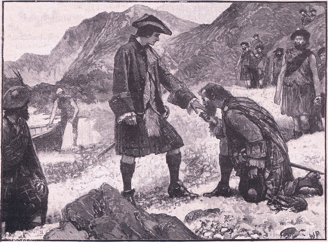 Přistání prince Charlese AD 1745 od Walter Paget