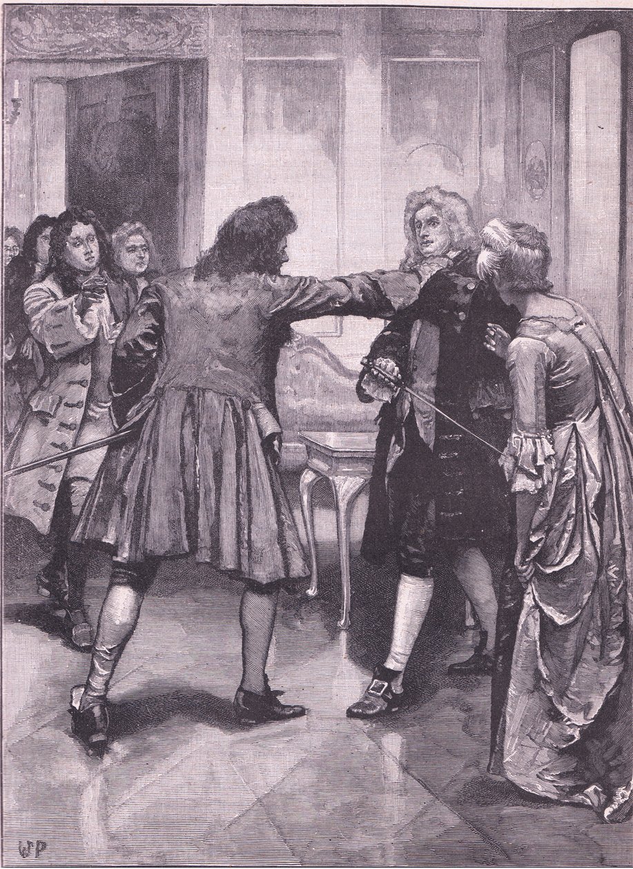 Walpoleova hádka s Townsendem AD 1729 od Walter Paget