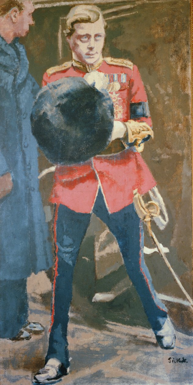 Edward VIII (1894-1972) jako velšská garda od Walter Richard Sickert