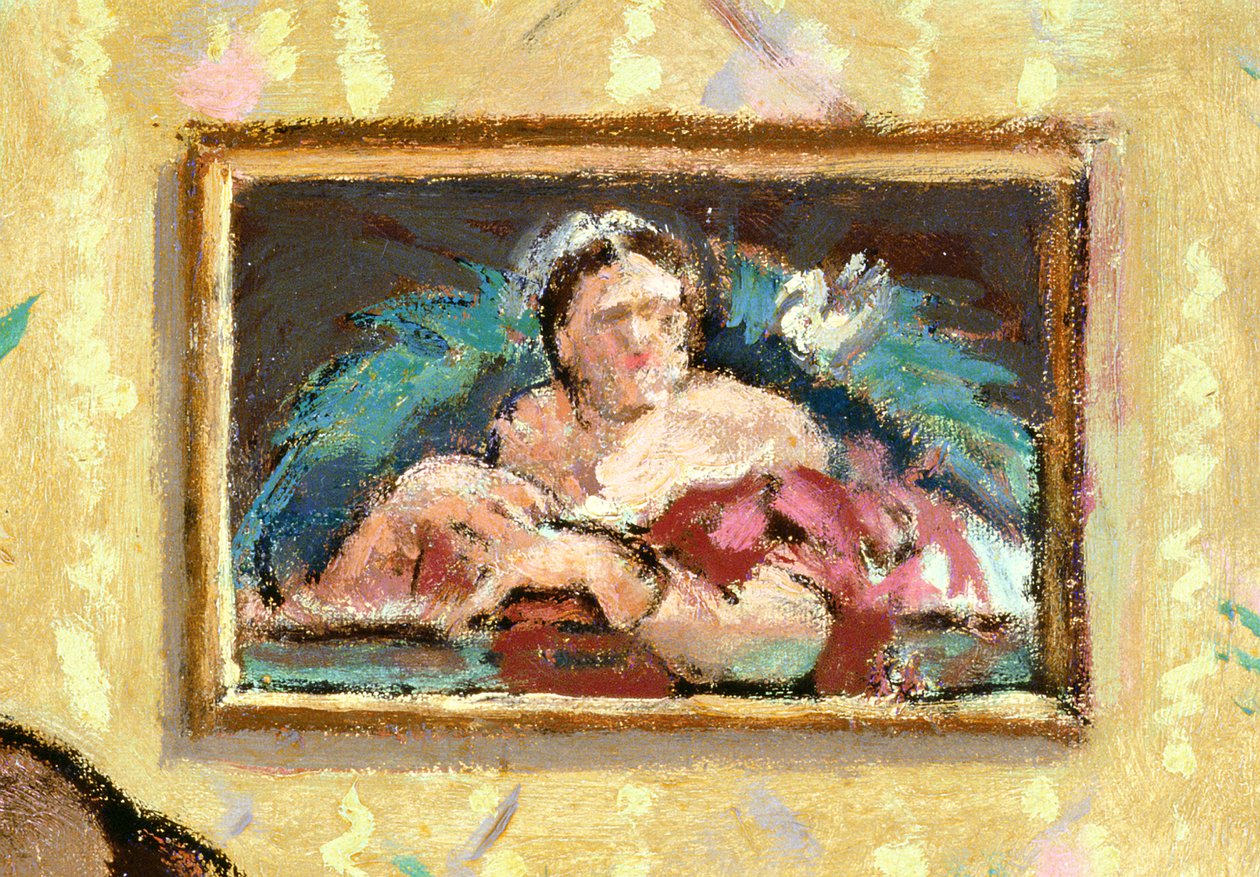Malba na zeď, detail Ennui, kolem roku 1913 olej na plátně viz 138791 od Walter Richard Sickert