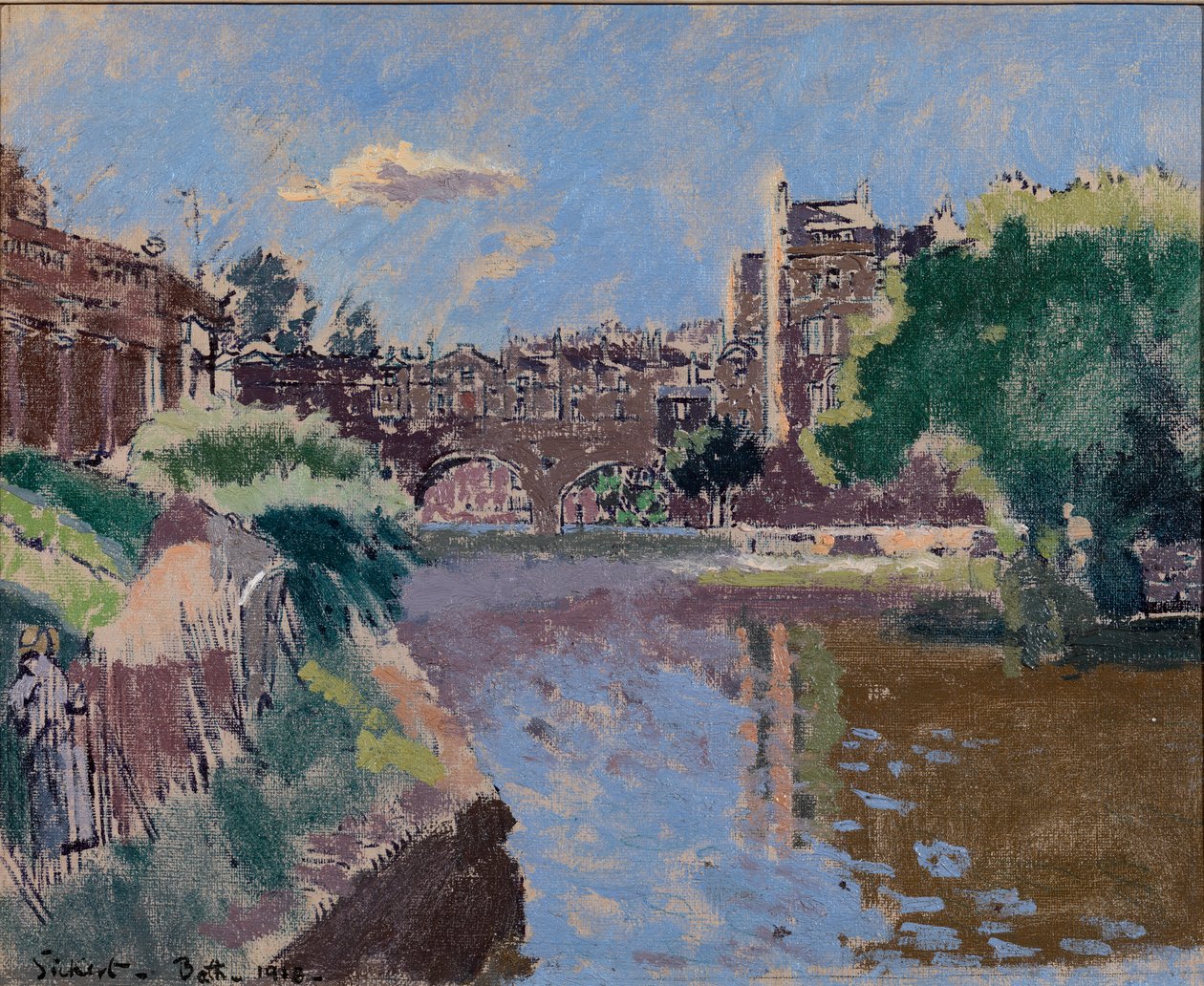 Pulteney Bridge, Bath, 1918 od Walter Richard Sickert