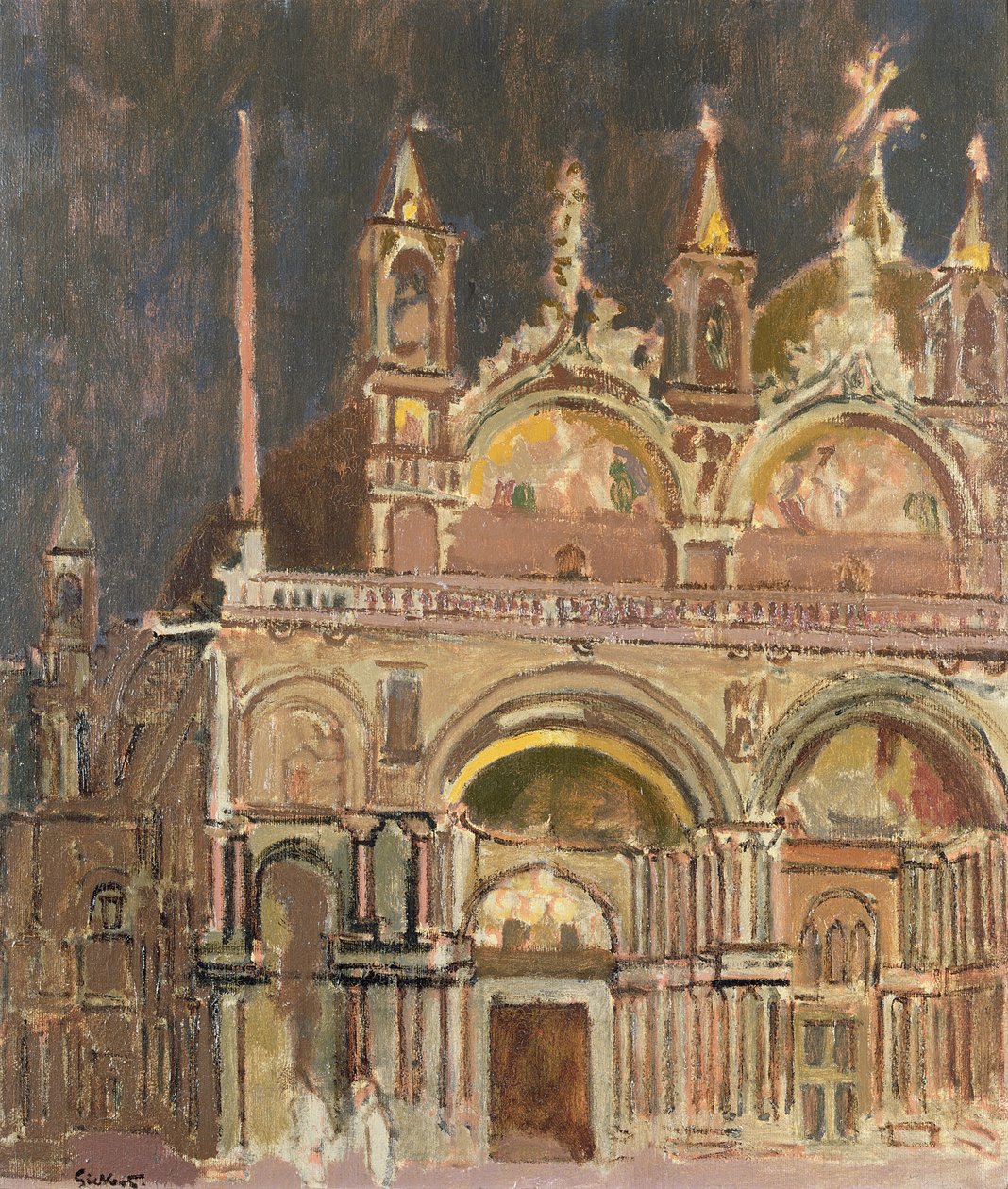 San Marco, Benátky od Walter Richard Sickert