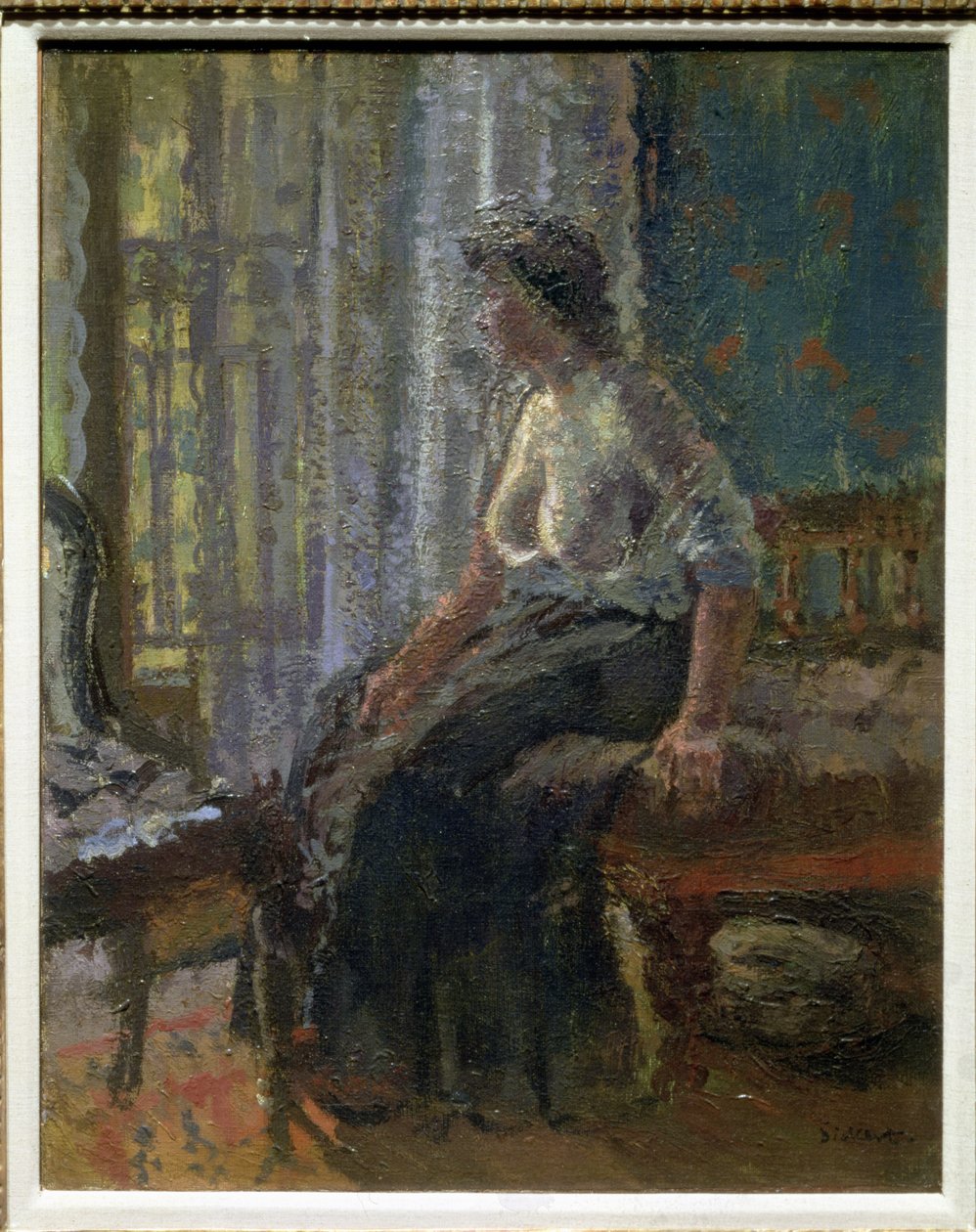 Sedící žena, Granby Street, kolem roku 1909 od Walter Richard Sickert