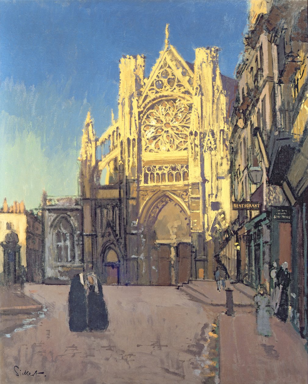 Svatý Jacques, Dieppe od Walter Richard Sickert