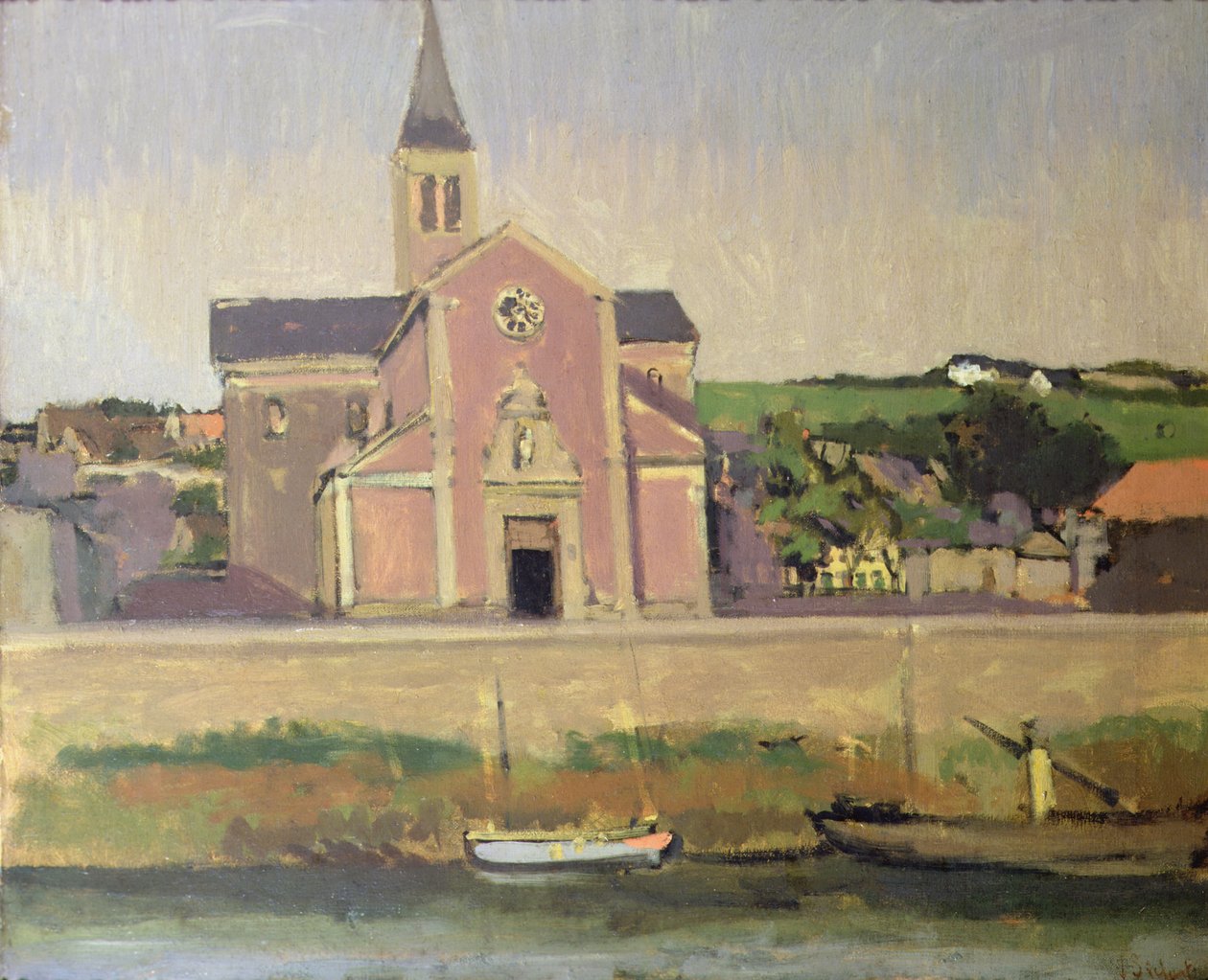 Kostel Pollet, Dieppe, kolem roku 1900 od Walter Richard Sickert