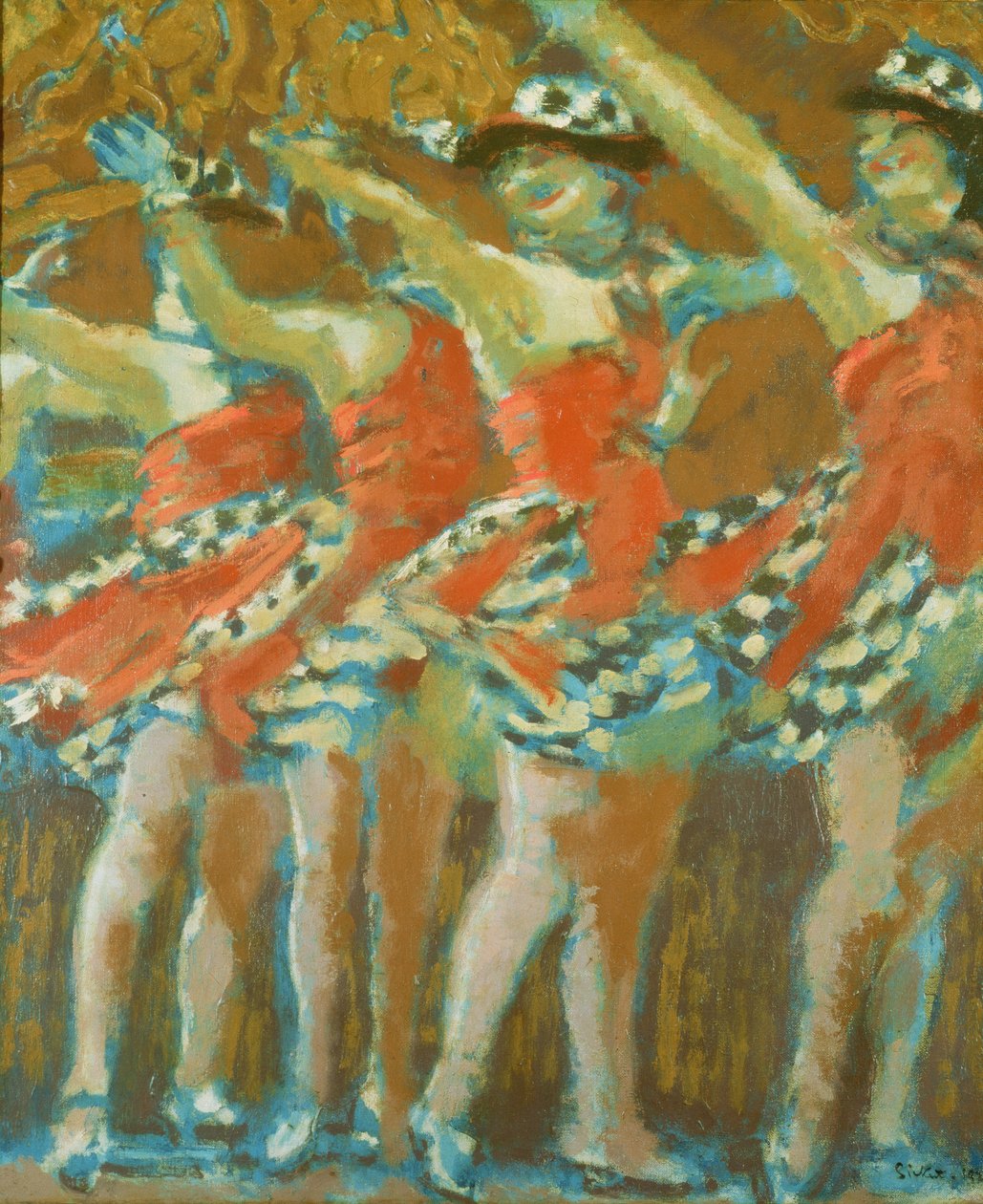 The Plaza Tiller Girls, 20. léta 20. století od Walter Richard Sickert