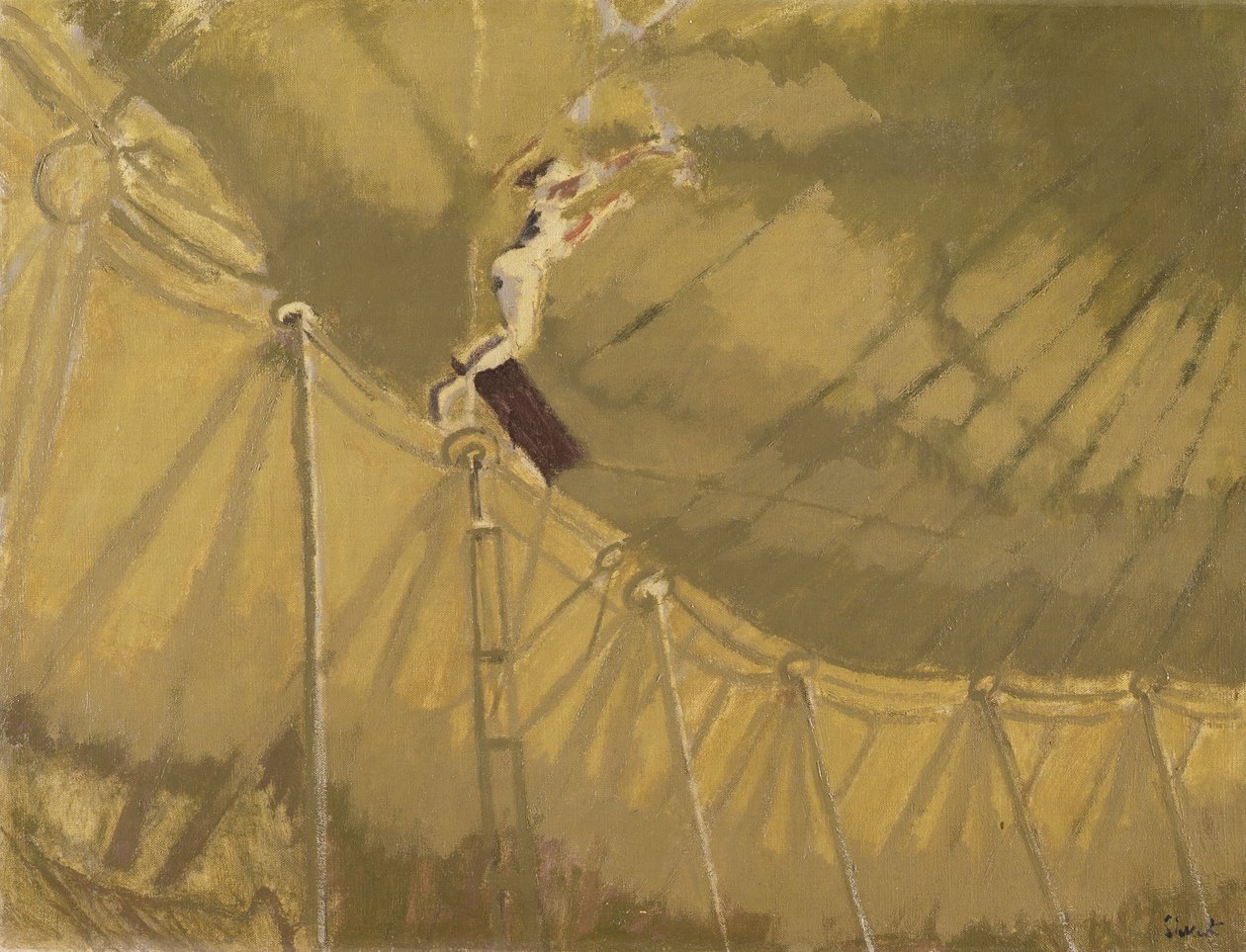 Trapeze, kolem roku 1920 od Walter Richard Sickert