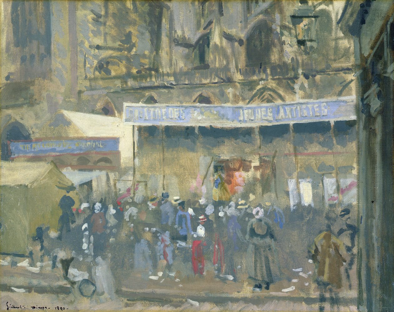 Divadlo mladých umělců, Dieppe, 1890 od Walter Richard Sickert