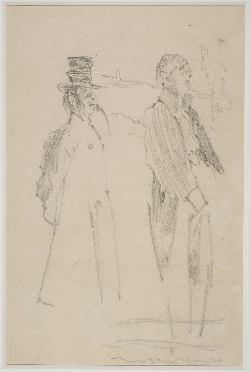 Dva pánové z Vaudeville, kolem roku 1888 od Walter Richard Sickert