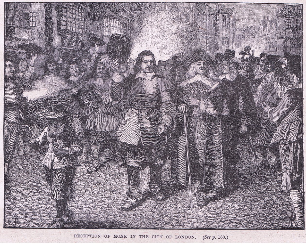 Přijetí mnicha ve městě Londýn AD 1659 od Walter Stanley Paget