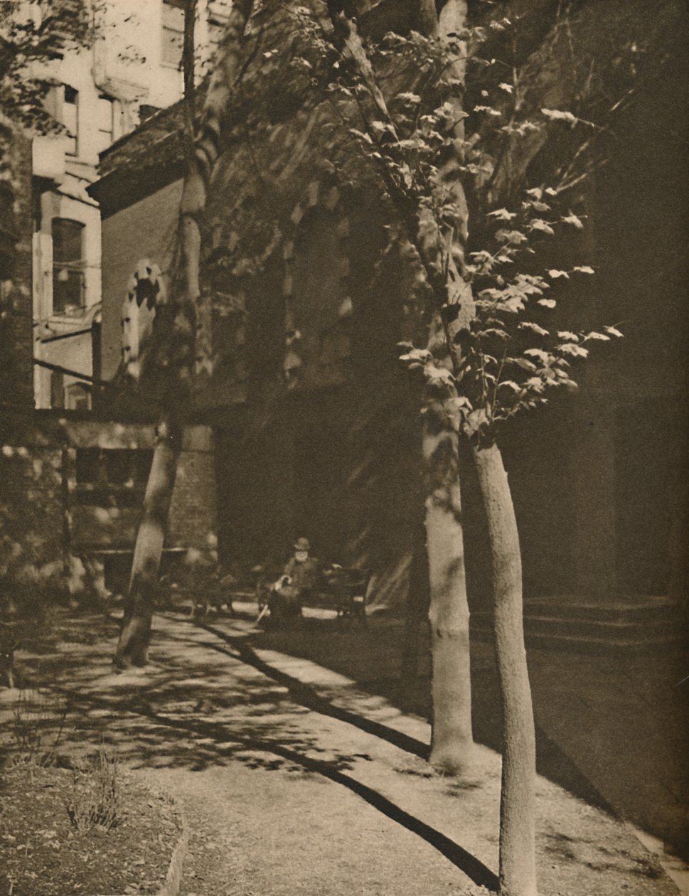 Bazén ticha ve streamovaném londýnském centrálním řevu, c1935. od Walter Benington