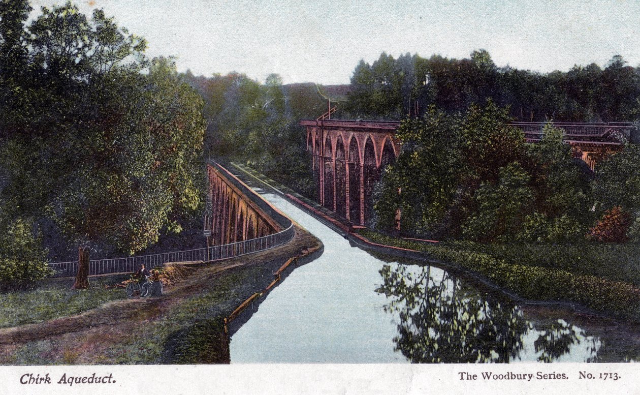 Akvadukt Chirk, Chirk, Wrexham, Wales, 1905. od Walter Bentley Woodbury