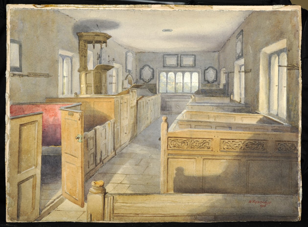 Bramhope puritánská kaple od Walter Braithwaite