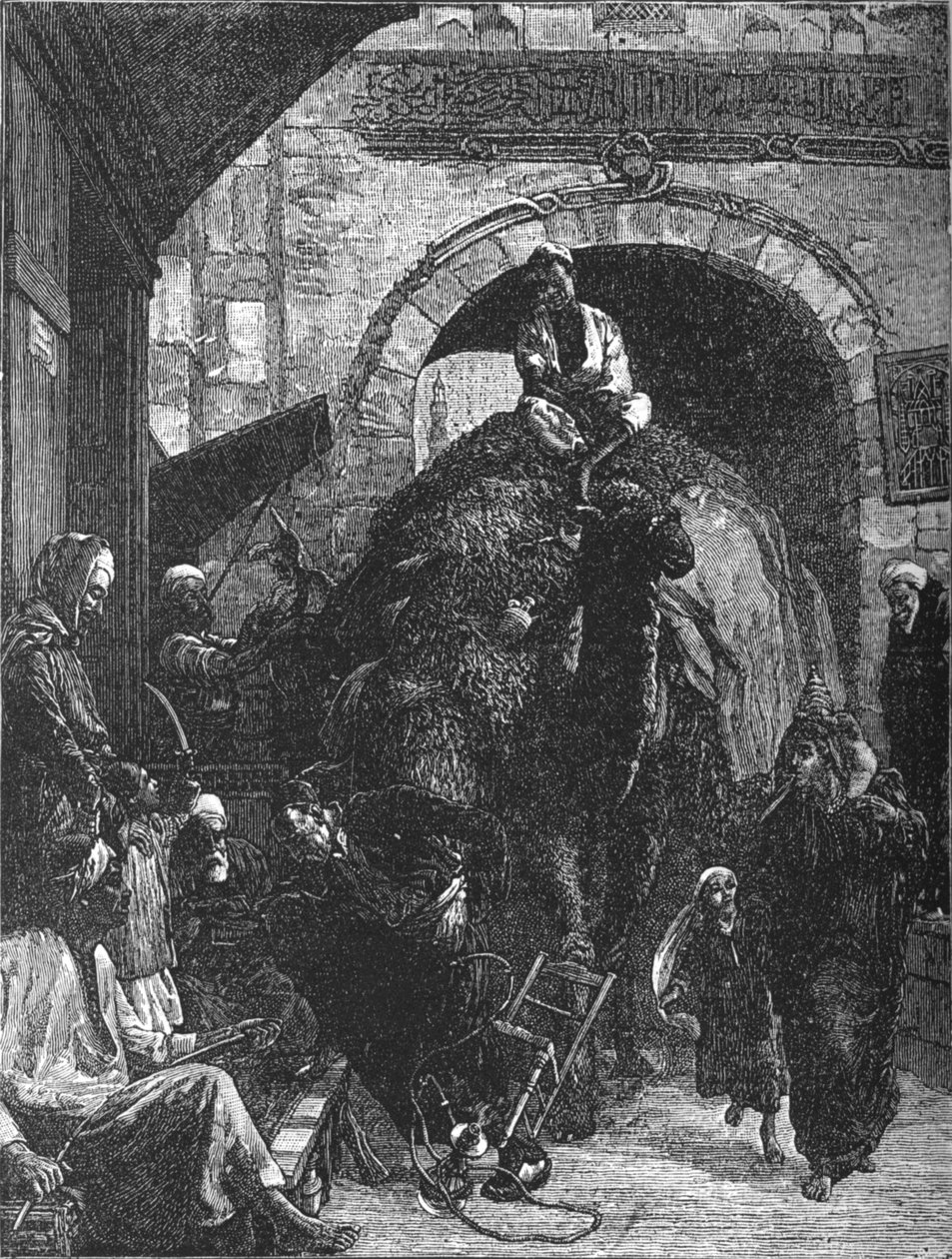 Úzká cesta v Káhiře, c1882 od Walter Charles Horsley