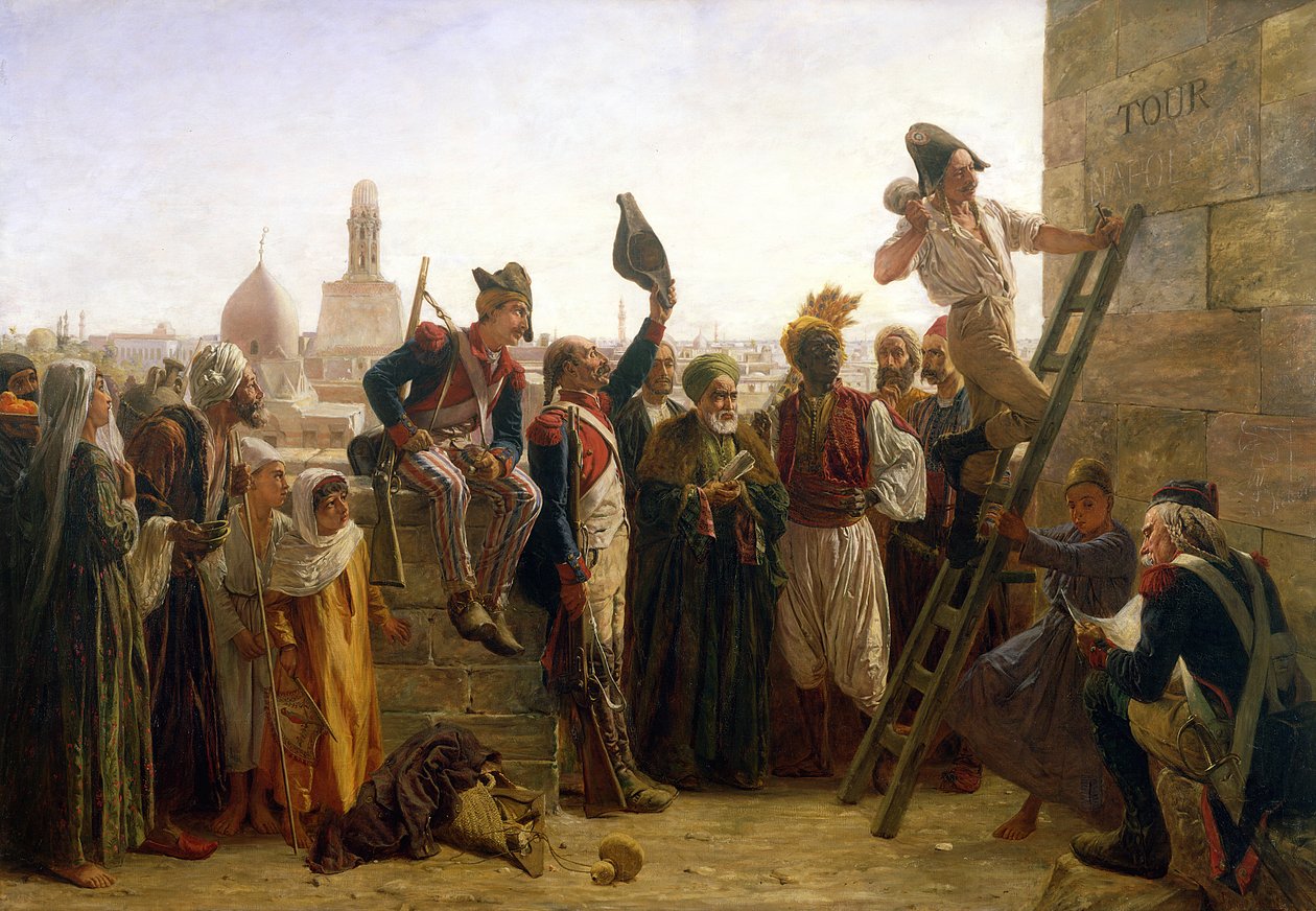 Francouzi v Káhiře v roce 1800, 1884 od Walter Charles Horsley