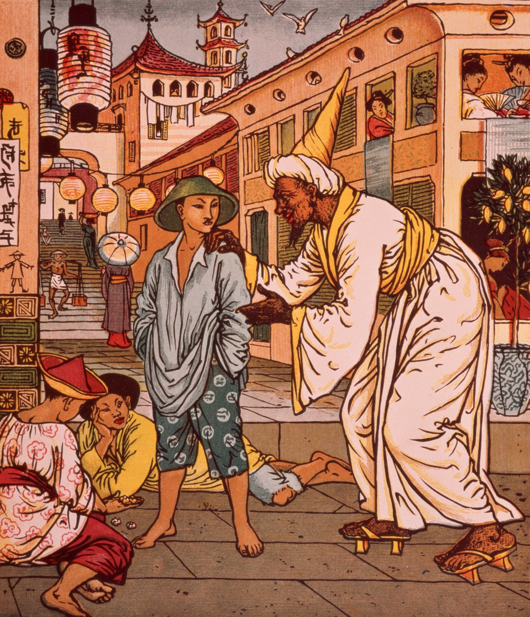 Aladinova obrázková kniha, Arabské noci od Walter Crane
