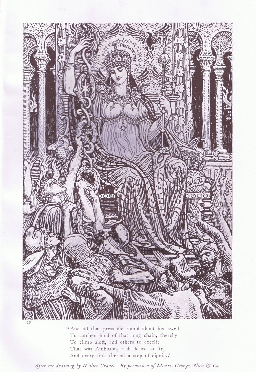 A všechen ten tisk kolem jejího nafouknutí, 20. léta minulého století od Walter Crane