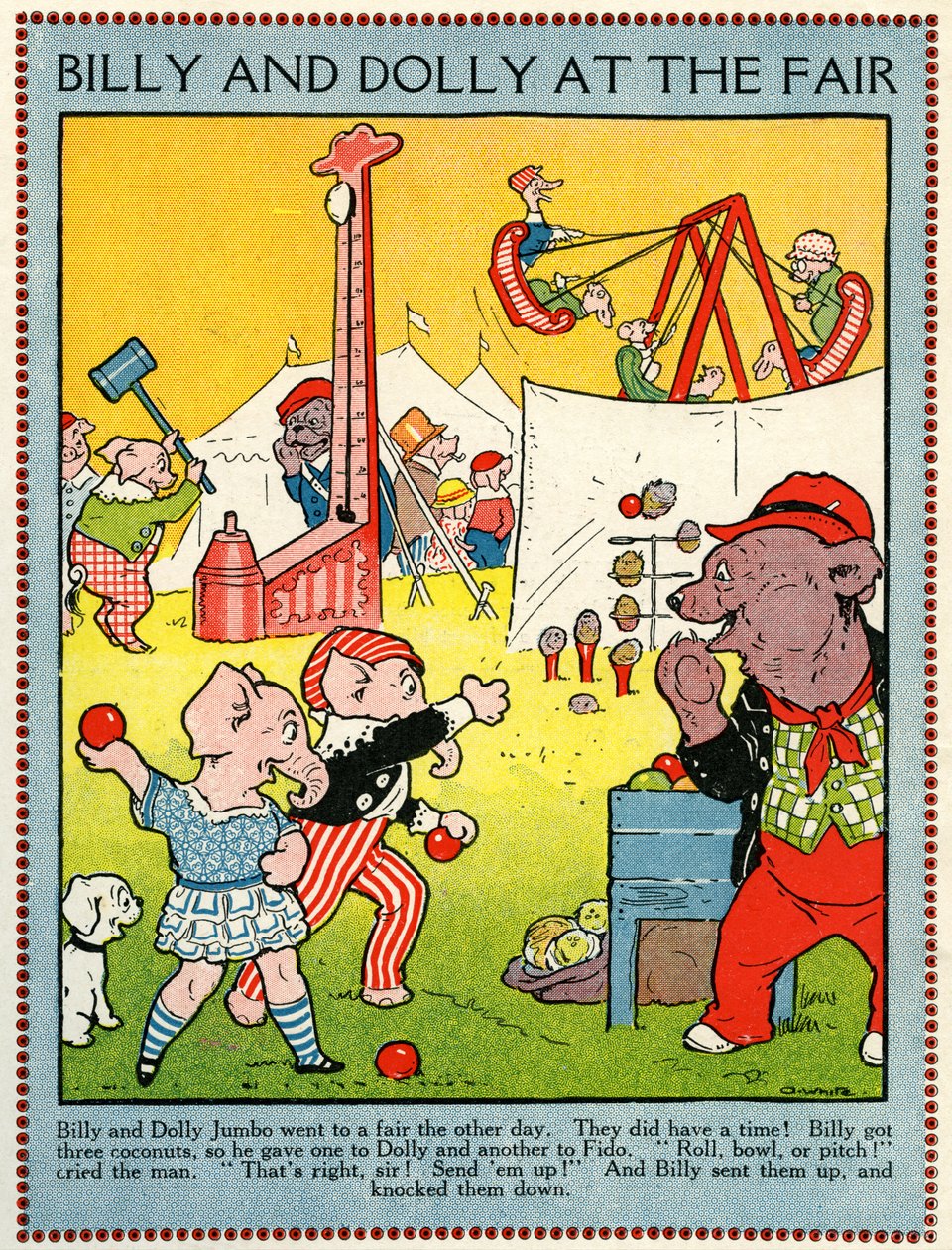 Billy a Dolly na veletrhu od Walter Crane