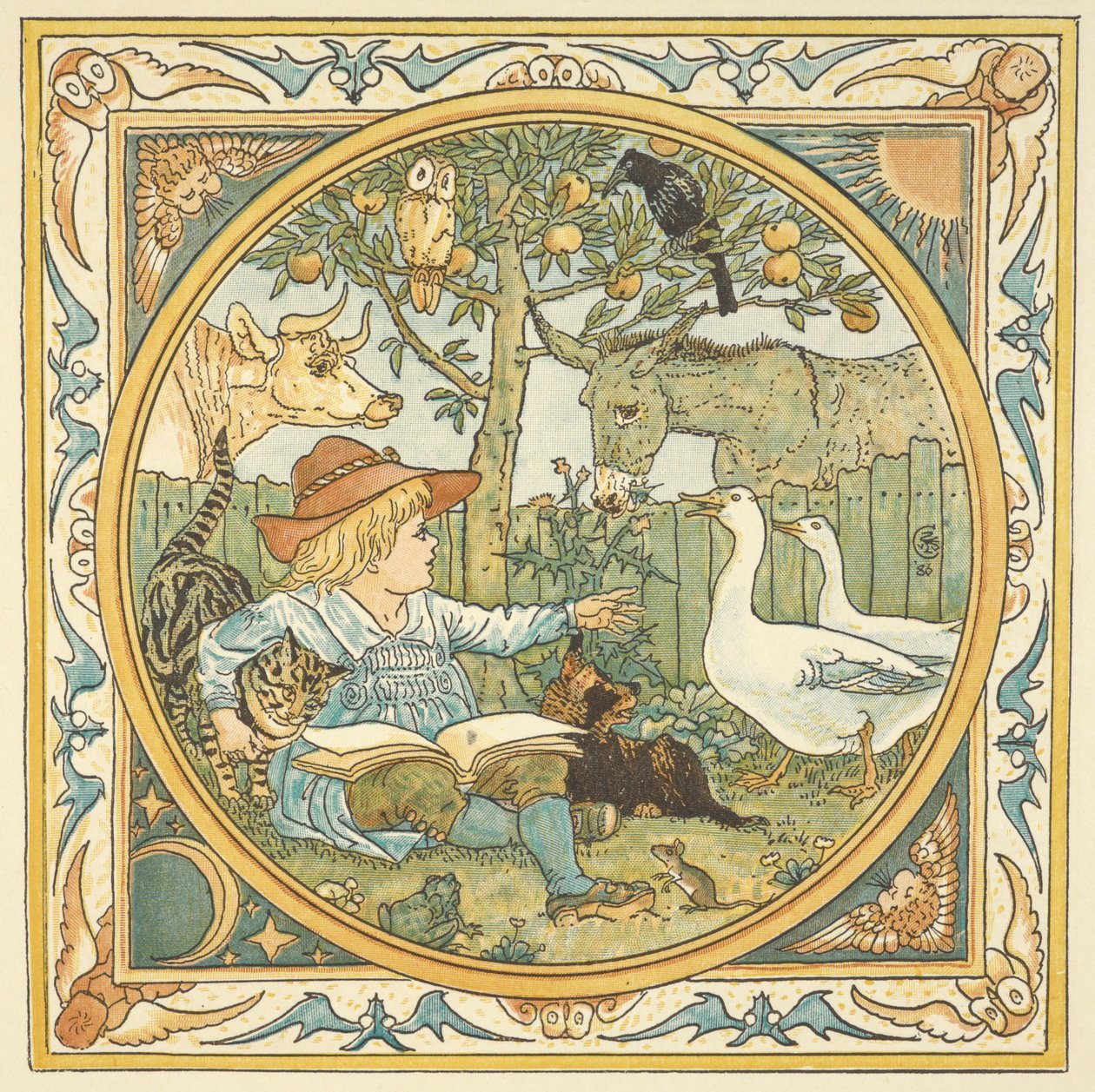 Barevná ilustrace pro „The Baby