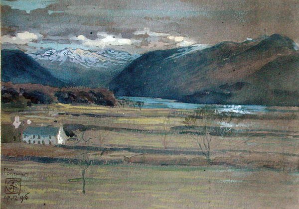 Derwent Water, z Crothwaite od Walter Crane