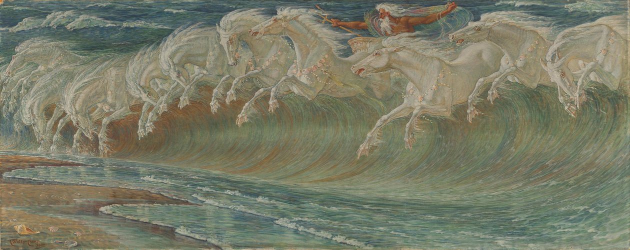Neptunovi koně od Walter Crane