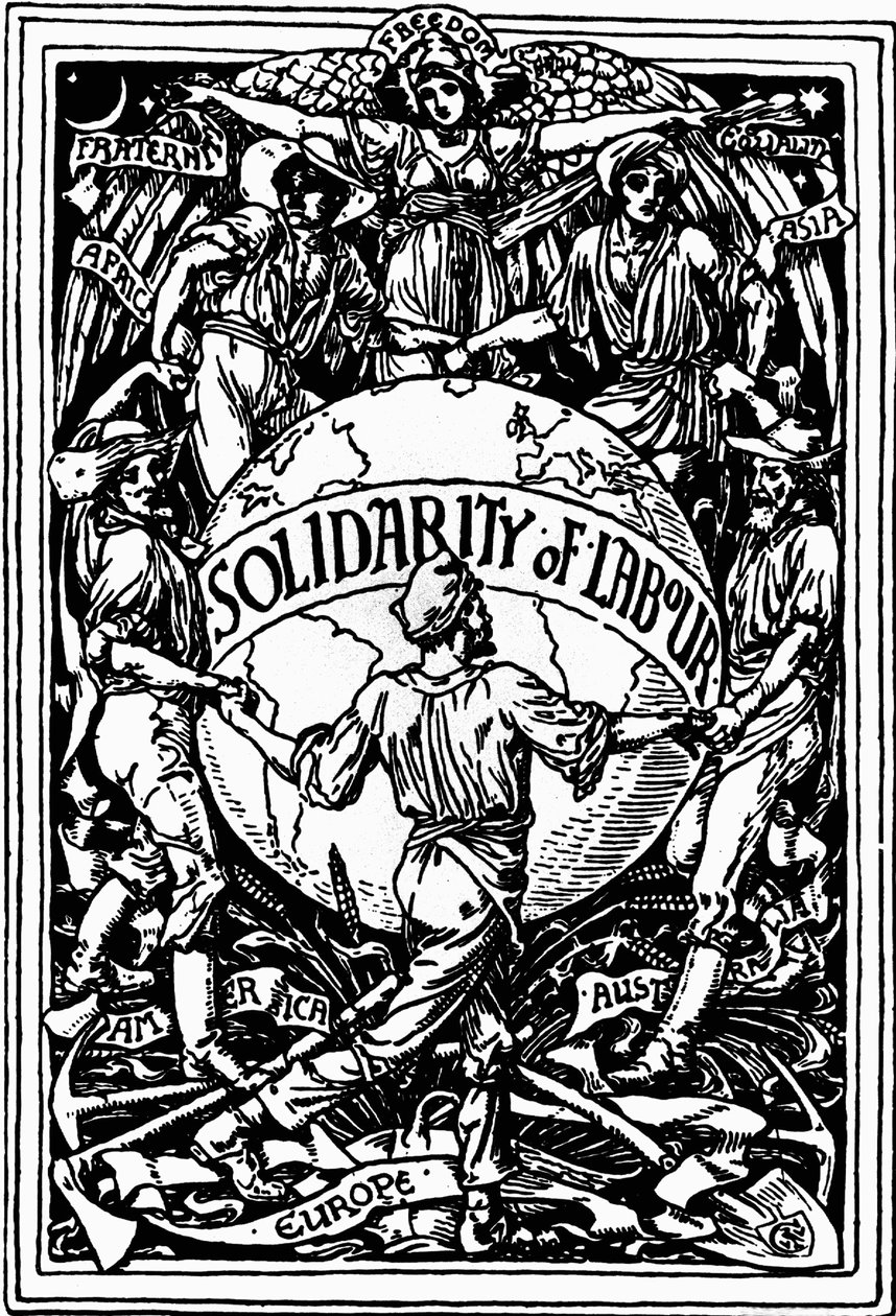 První máj práce od Walter Crane