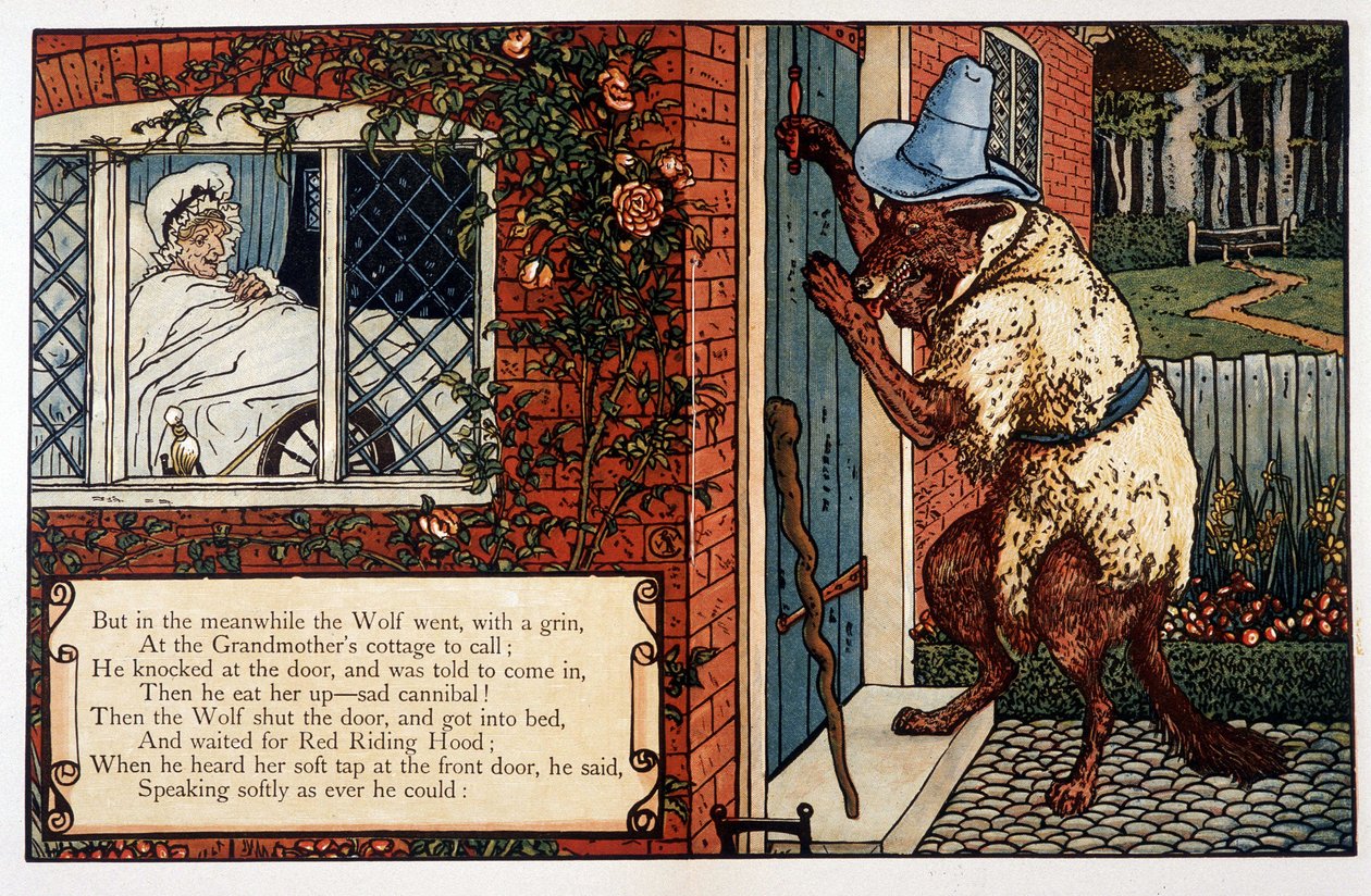Červená karkulka, John Lane, Walter Crane