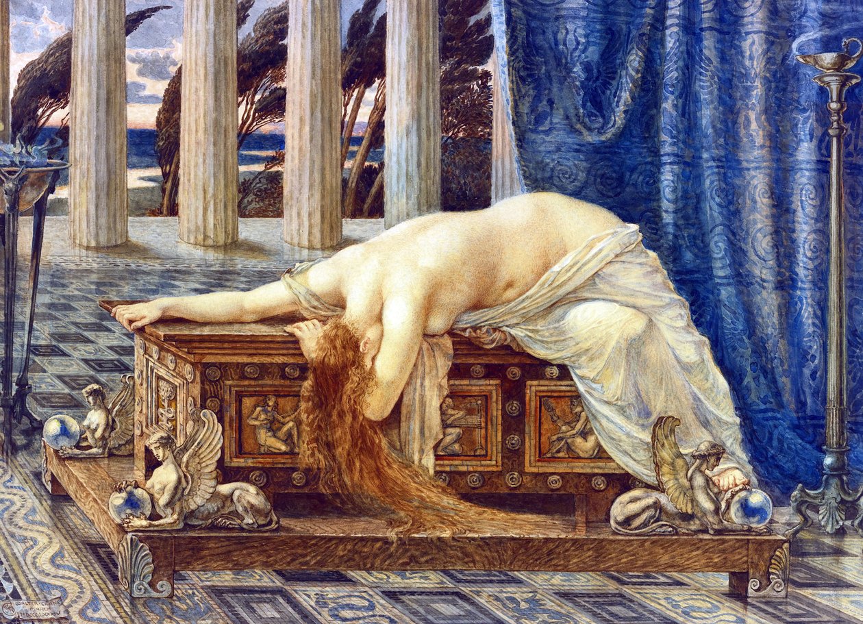 Pandora - Peinture de Walter Crane (1845-1915) od Walter Crane