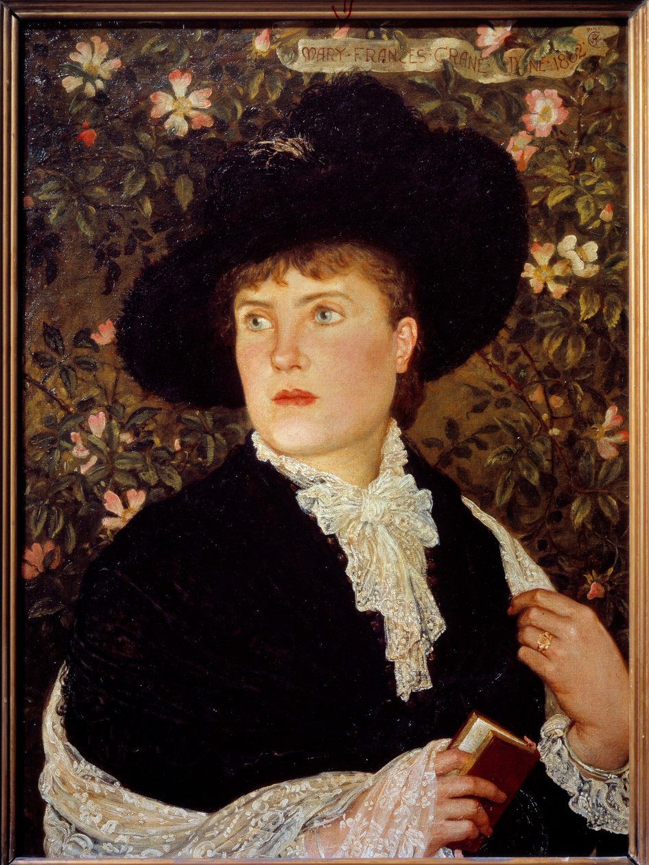 Portrét Madame Walter Crane (? -1915) rozená Mary Frances Obraz Waltera Cranea (1845-1915) 1882 Sun. 0,78x0,56 m Paříž, musee d