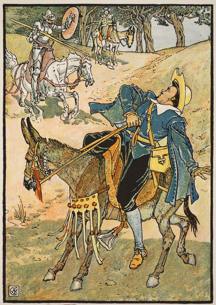 Bohaté vítězství přilby Mambrina, ilustrace z 
